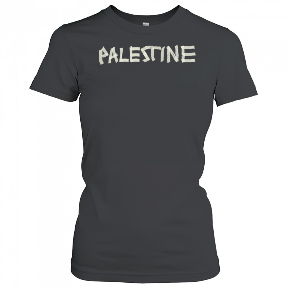 Cansin kokturk wearing palestine tape shirt Women's T-shirt