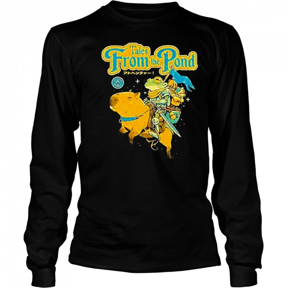 Capybara Tales From The Pond Shirt Long Sleeved