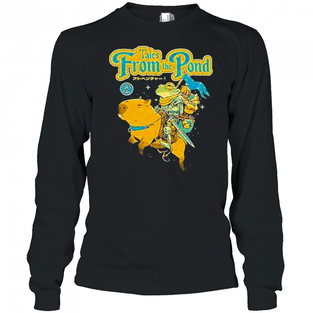 Capybara Tales From The Pond Shirt Long Sleeved