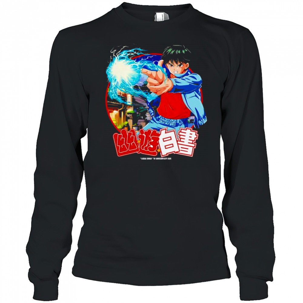 Casual Sunday Yu Yu Hakusho shirt Long Sleeved