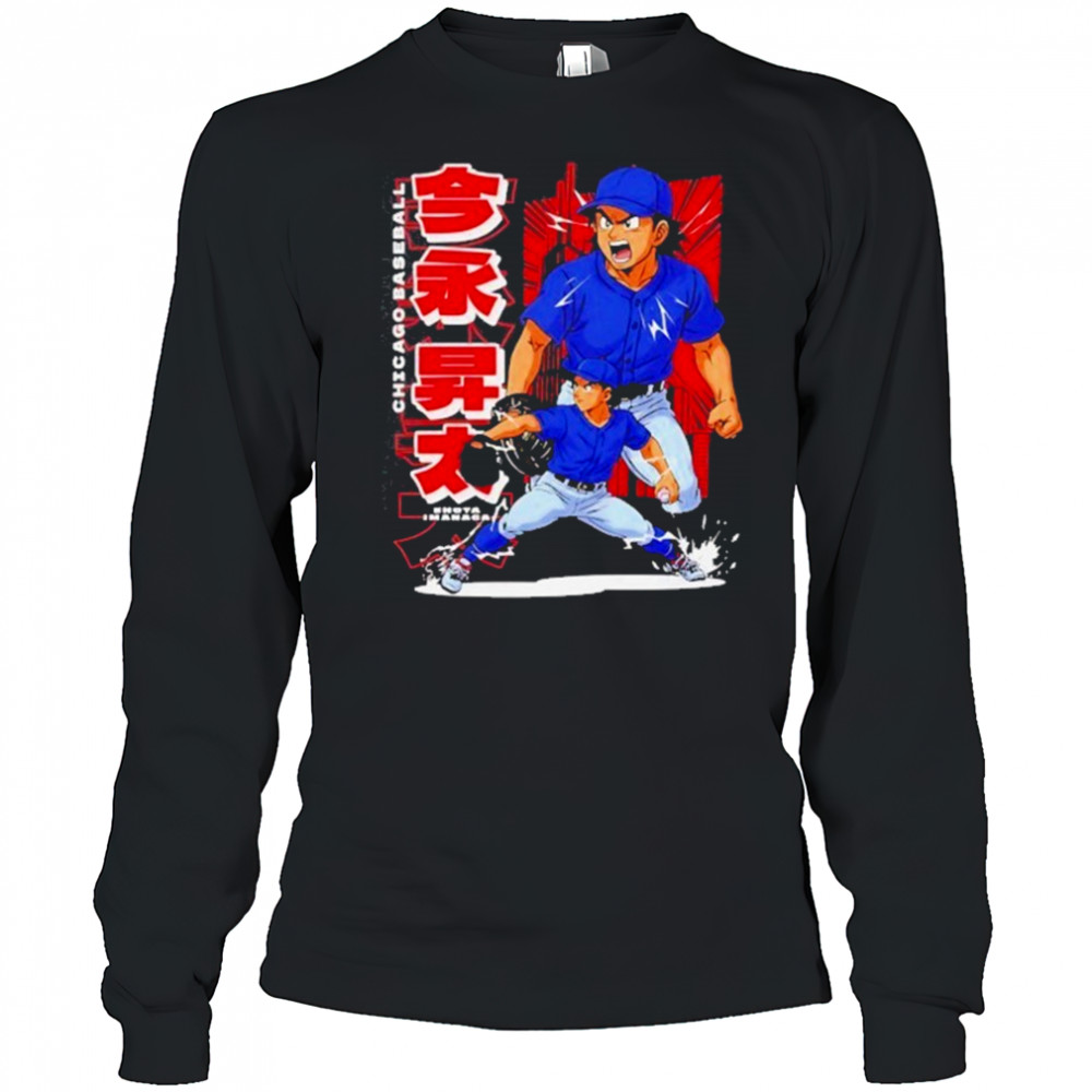Chicago Cubs Shota Imanaga Japanese anime SHIRT Long Sleeved