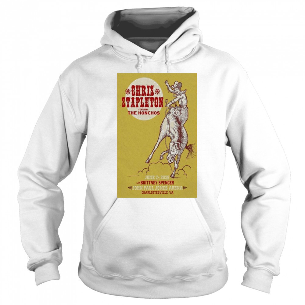 Chris Stapleton June 7 2025 Charlottesville VA Poster shirt Sweatshirt
