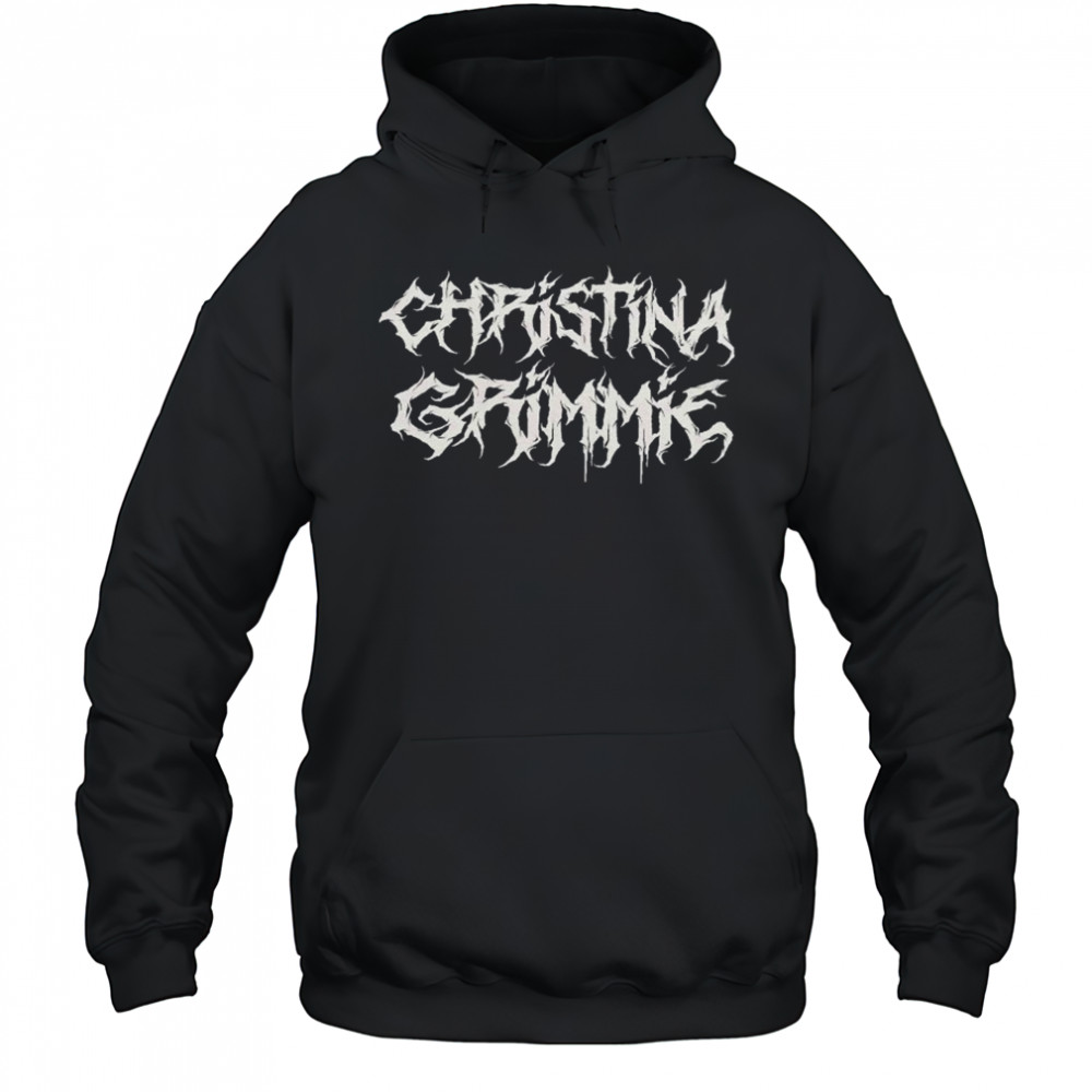 Christina Grimmie Metal Logo T-shirt Hoodie