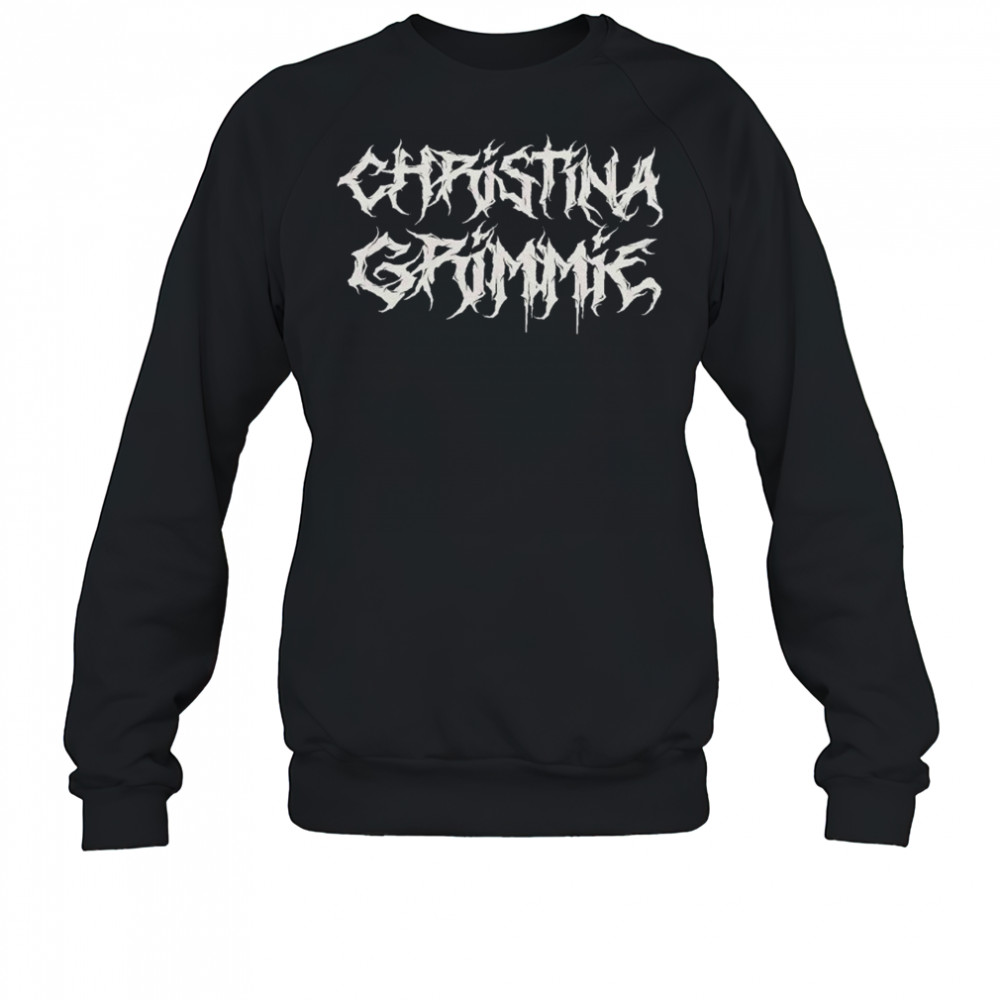 Christina Grimmie Metal Logo T-shirt Sweatshirt