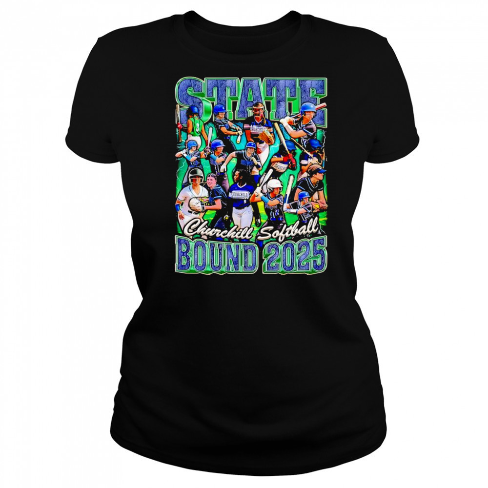 Churchill Softball 2025 States graphic shirt Women's T-shirt