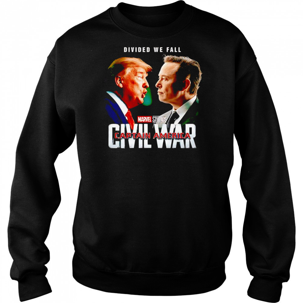 Civil War Trump vs Elon shirt Hoodie