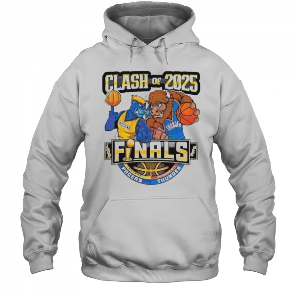 Clash Of 2025 Indiana Pacers Vs Thunder Nba Finals Basketball shirt Hoodie