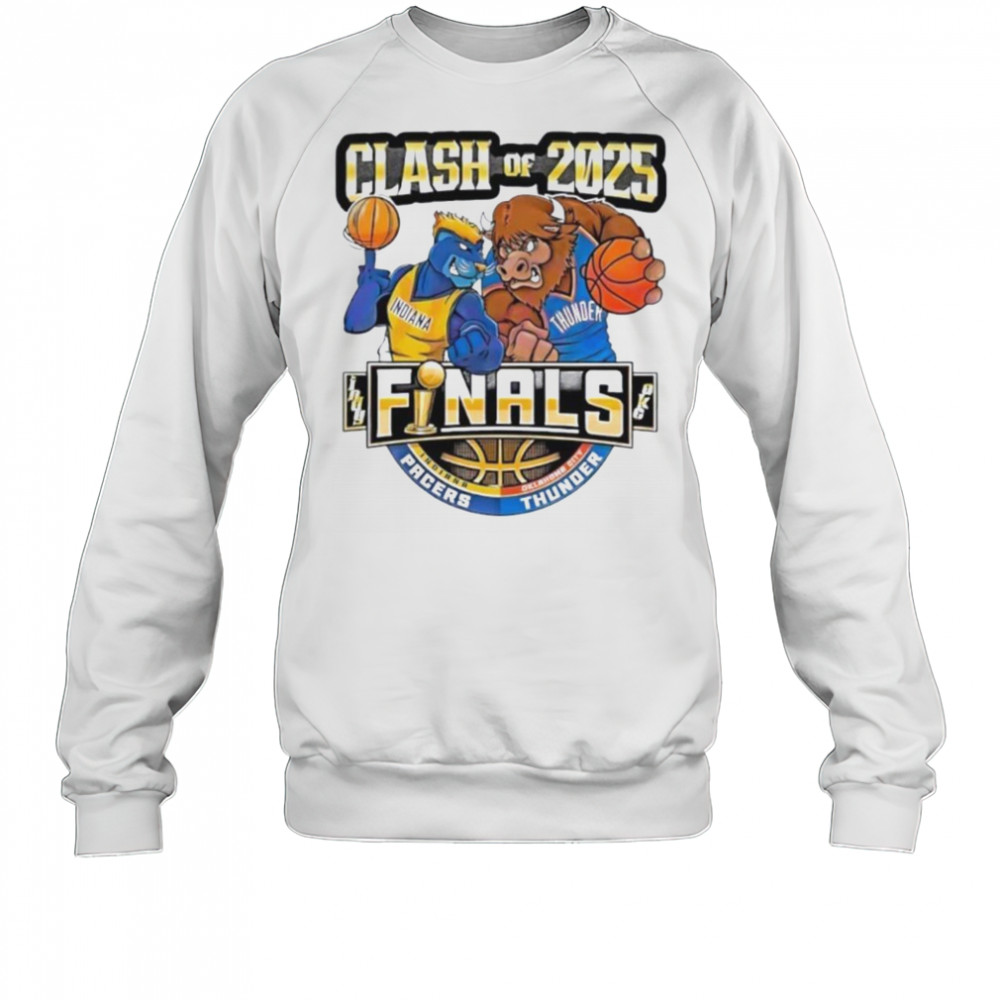Clash Of 2025 Indiana Pacers Vs Thunder Nba Finals Basketball shirt Sweatshirt