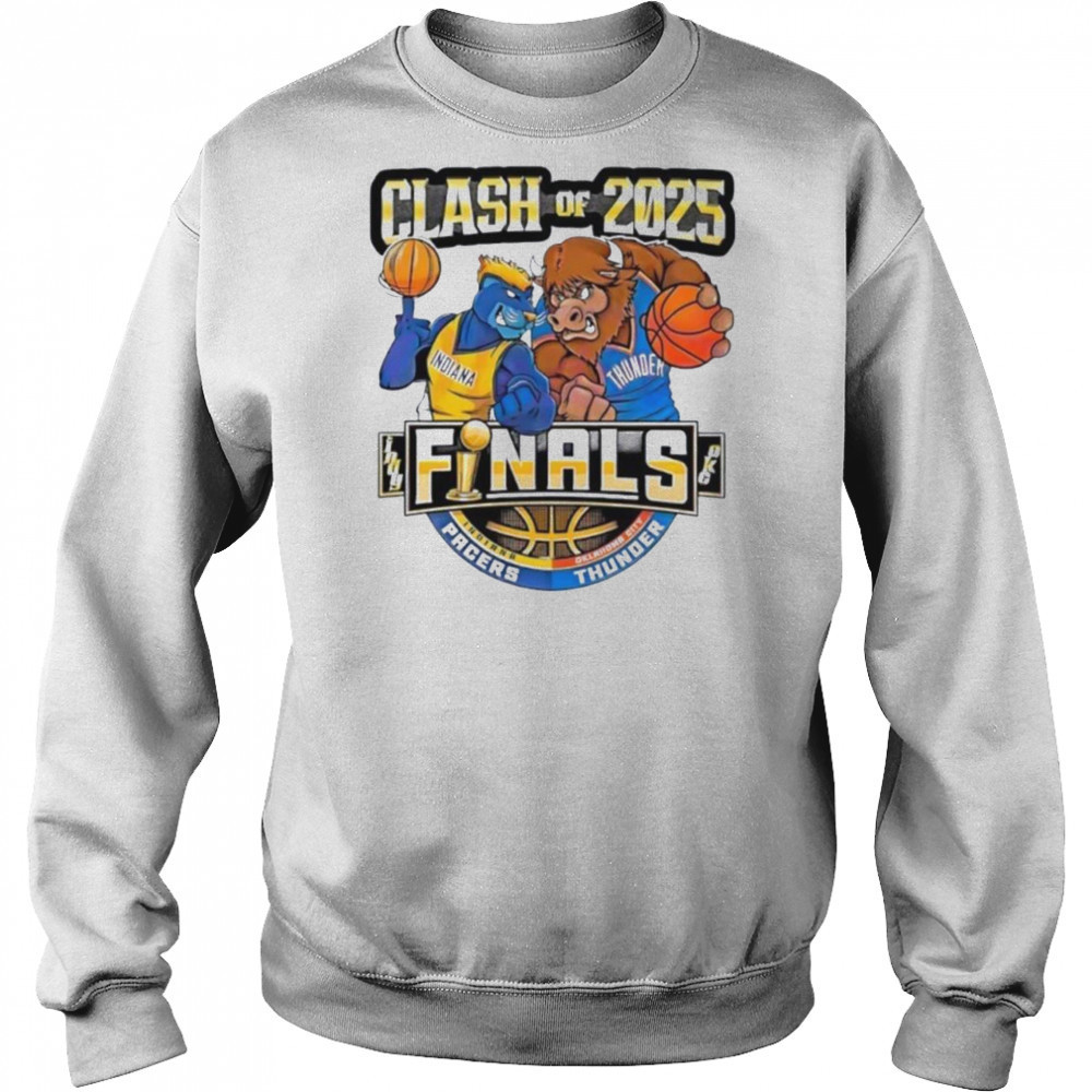 Clash Of 2025 Indiana Pacers Vs Thunder Nba Finals Basketball shirt Hoodie