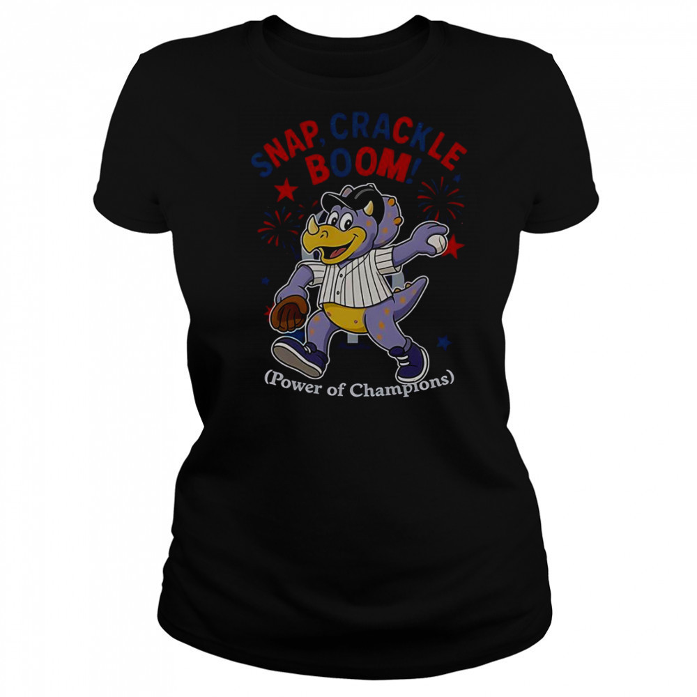 Colorado Rockies Snap Crackle Boom Power Of Champions Indepencence Day T-Shirt Women's T-shirt