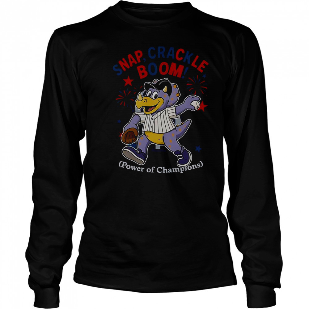 Colorado Rockies Snap Crackle Boom Power Of Champions Indepencence Day T-Shirt Long Sleeved