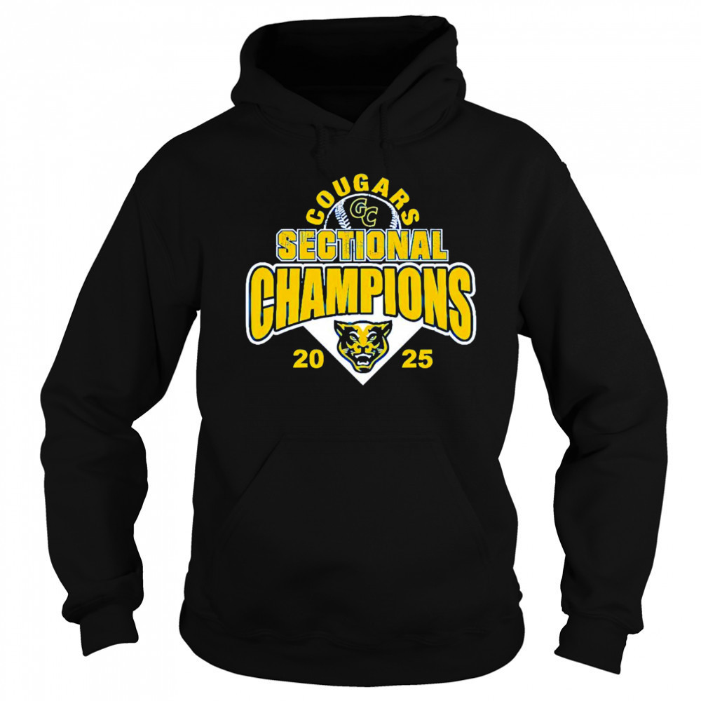 Cougars Sectional Champions 2025 baseball shirt Sweatshirt