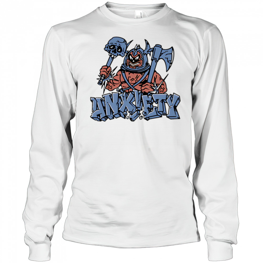 Destroy Anxiety monster shirt Long Sleeved