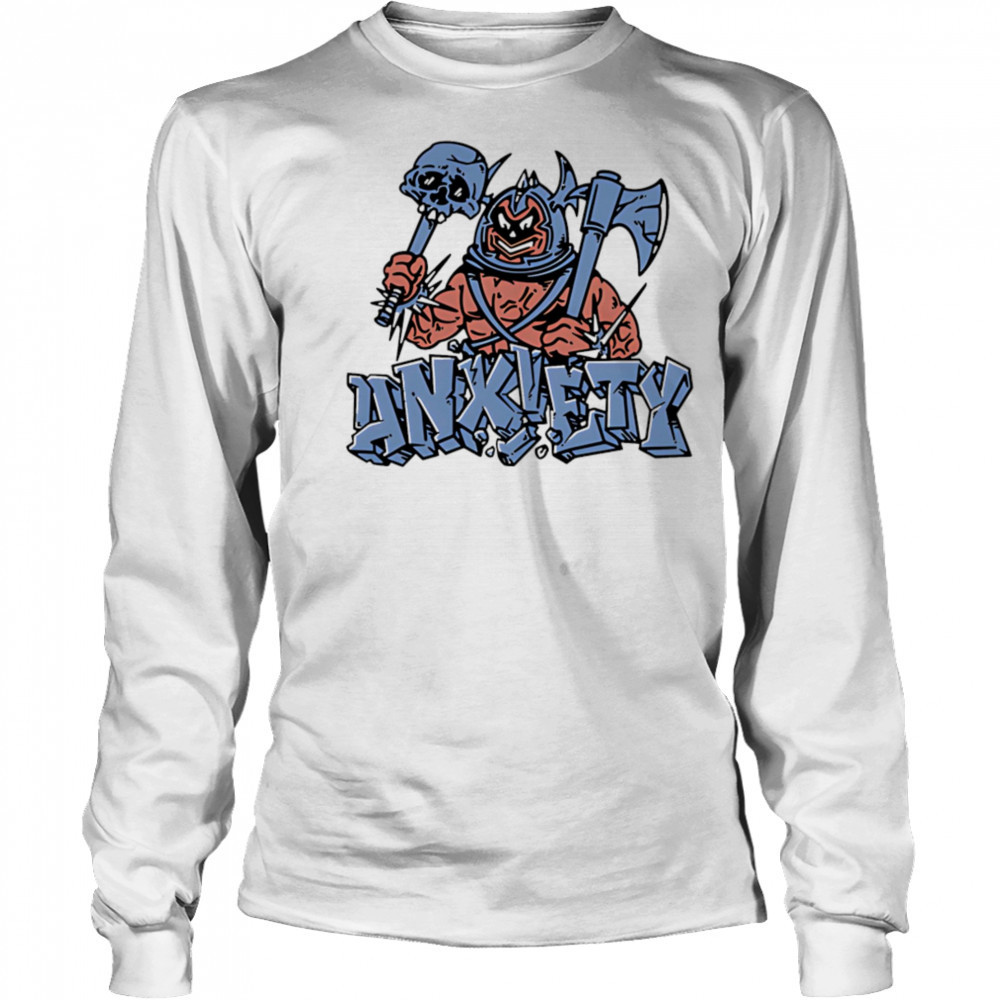 Destroy Anxiety monster shirt Long Sleeved