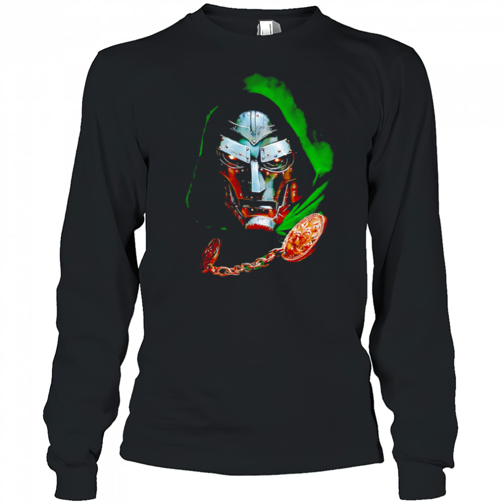 Doctor Doom big face robot shirt Long Sleeved