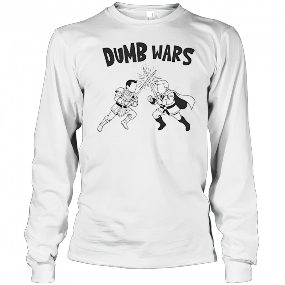 Dumb Wars Trump and Musk shirt Long Sleeved