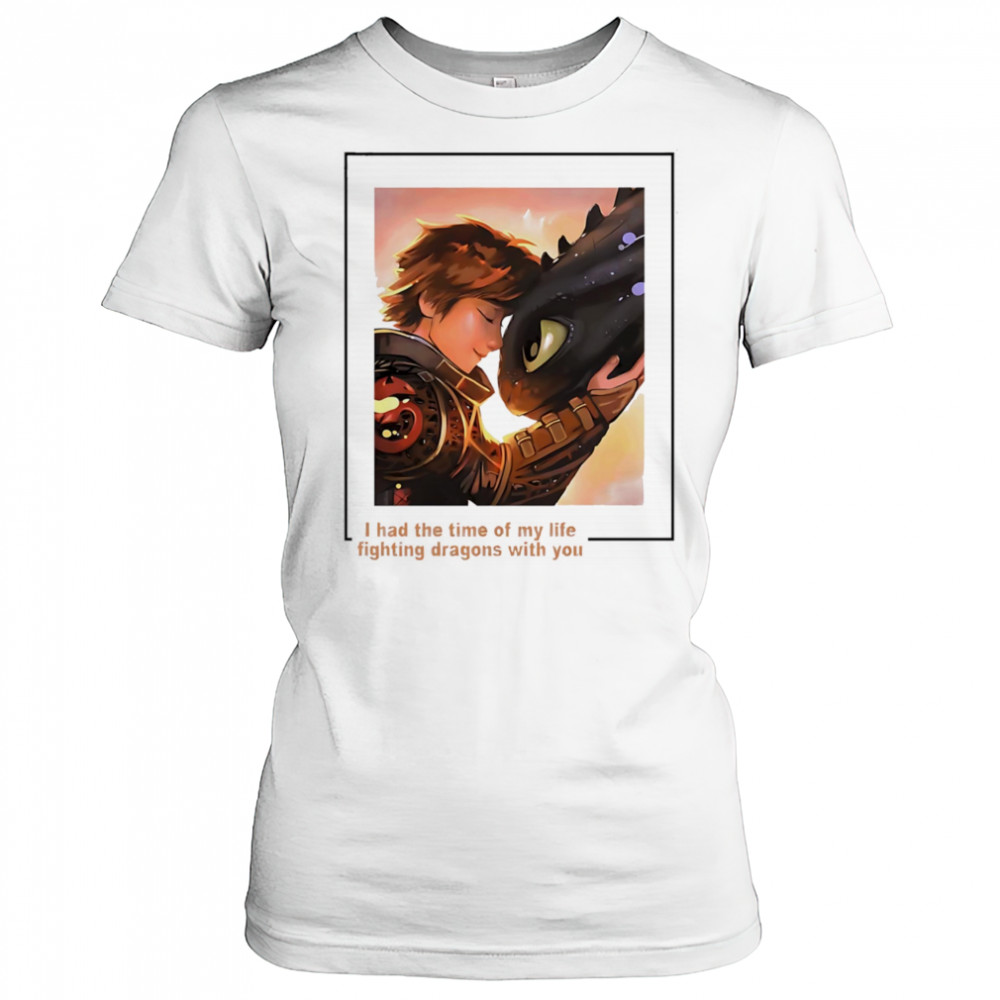 Fighting Dragon With You Toothless shirt Women's T-shirt