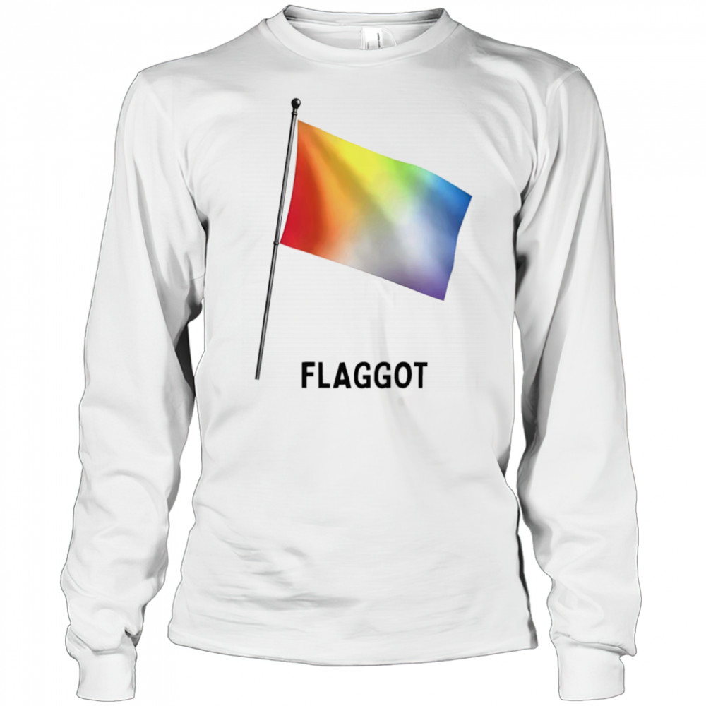 Flaggot LGBT flag shirt Long Sleeved