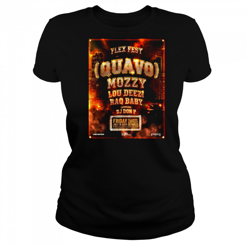 Flex Fest Denver 2025 At The Fillmore Auditorium On July 18 2025 Shirt Women's T-shirt