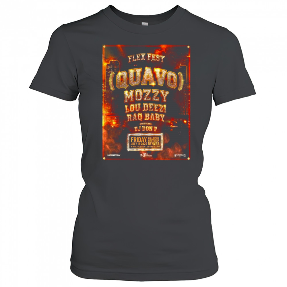 Flex Fest Denver 2025 At The Fillmore Auditorium On July 18 2025 Shirt Women's T-shirt