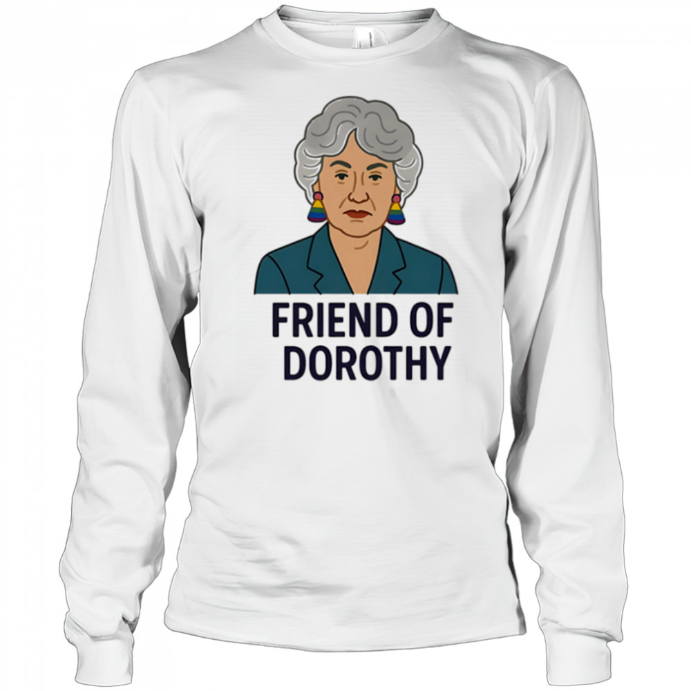 Friend of dorothy earrings pride shirt Long Sleeved