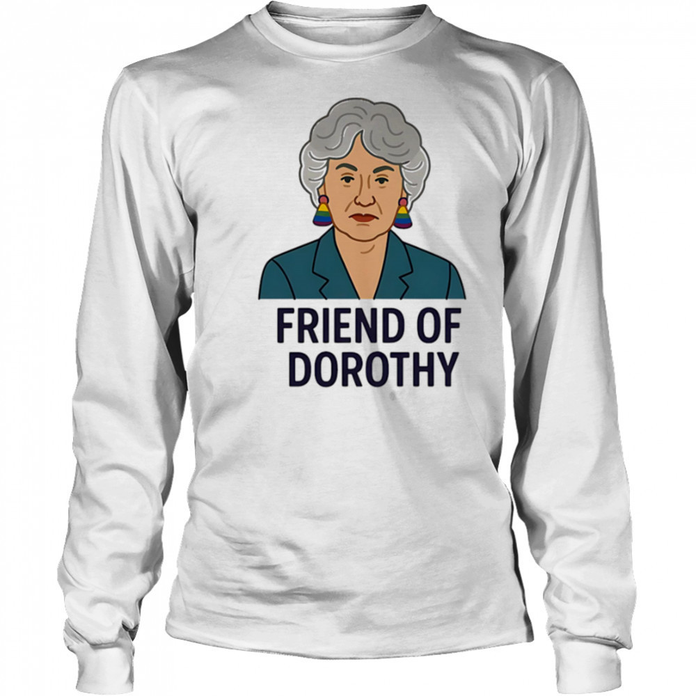 Friend of dorothy earrings pride shirt Long Sleeved