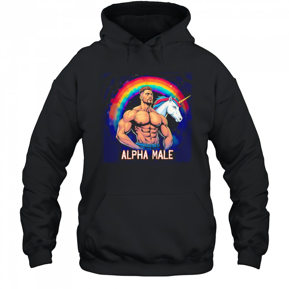 Gay alpha male pride shirt Hoodie