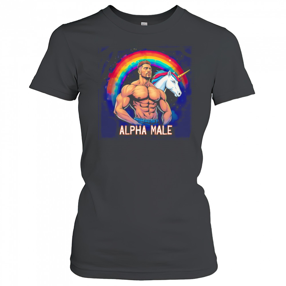 Gay alpha male pride shirt Women's T-shirt