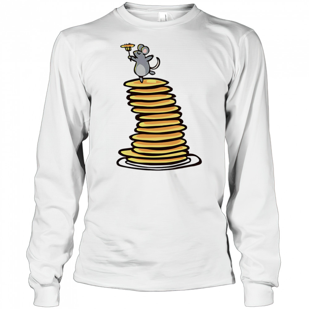 Happy Pancake Stack shirt Long Sleeved