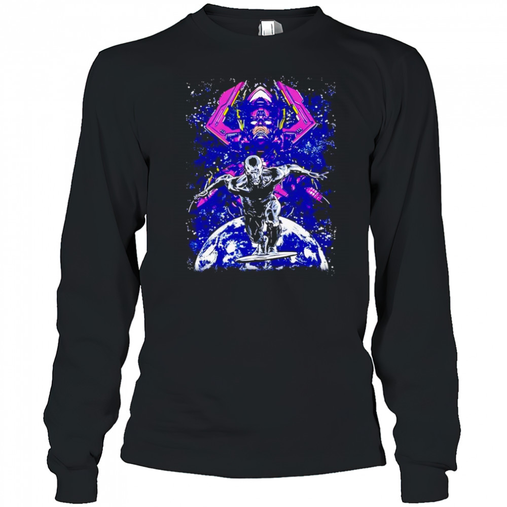 Harbinger of Doom Galactus and Silver Surfer shirt Long Sleeved