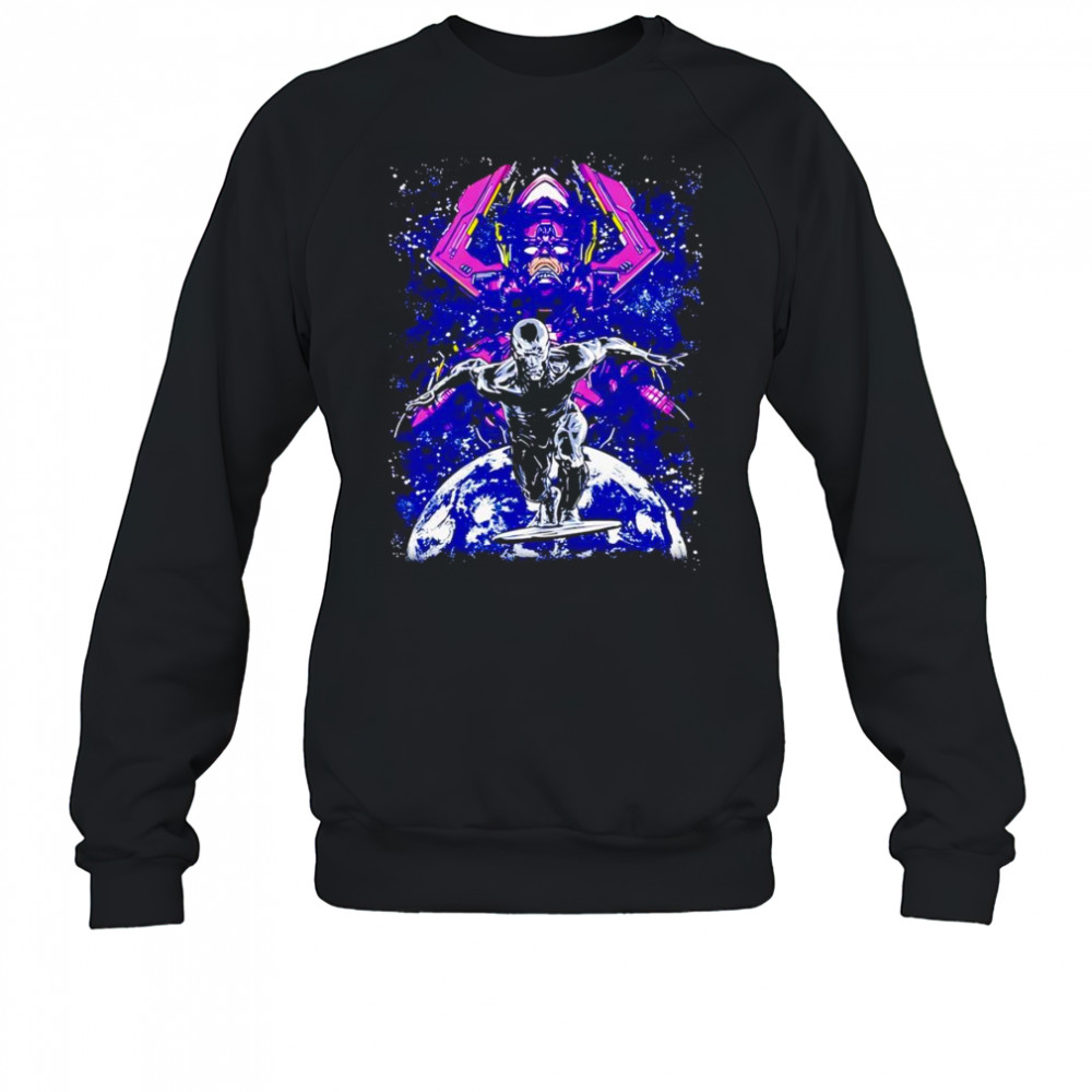 Harbinger of Doom Galactus and Silver Surfer shirt Sweatshirt