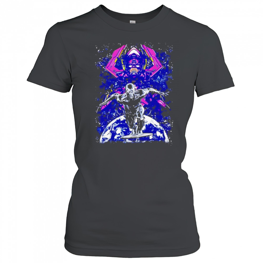 Harbinger of Doom Galactus and Silver Surfer shirt Women's T-shirt