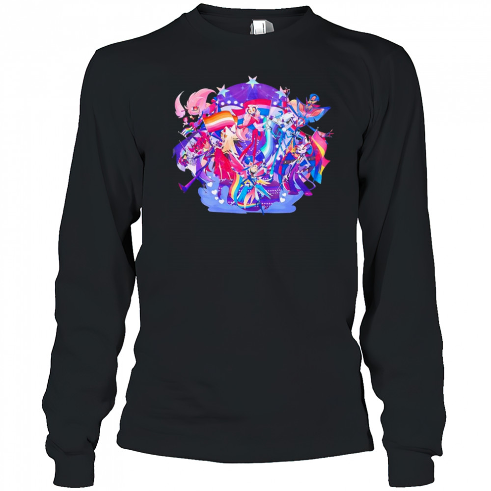 Hazbin Hotel all characters shirt Long Sleeved