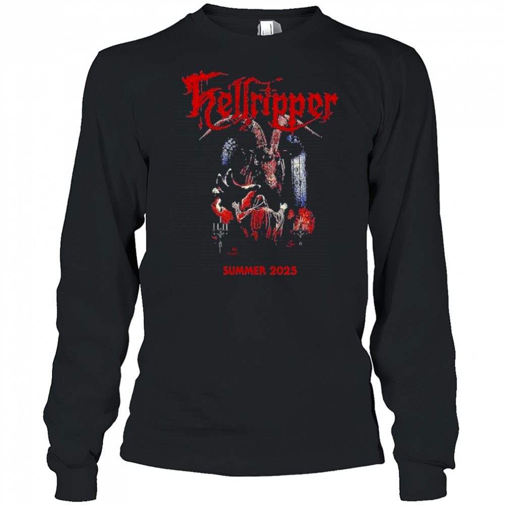 Hellripper Summer Tour 2025 Dates List Kicks Off In PL Mystic Festival On June 6 2025 shirt Long Sleeved