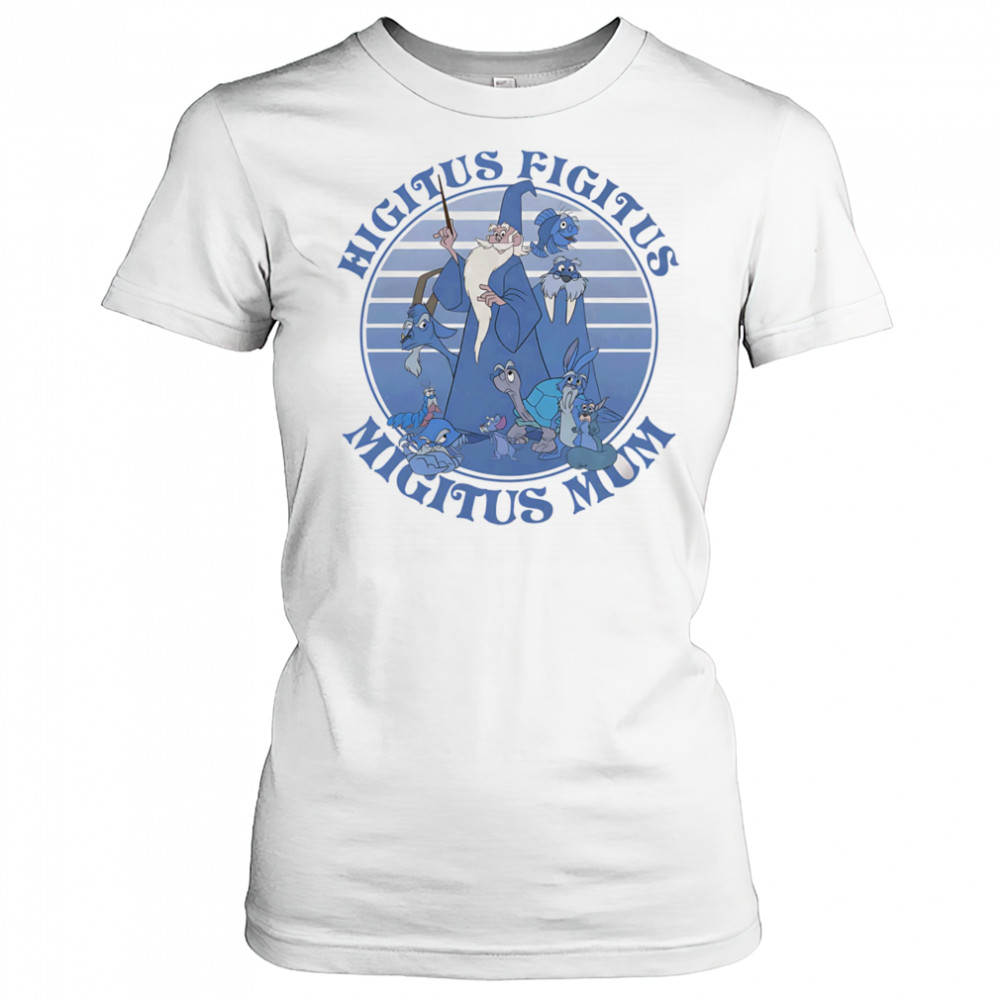 Higitus Figitus Migitus Mum Merlin retro shirt Women's T-shirt