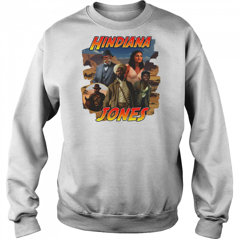 Hindiana Jones graphic shirt Hoodie