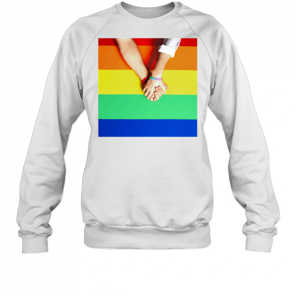 Holding onto pride shirt Sweatshirt