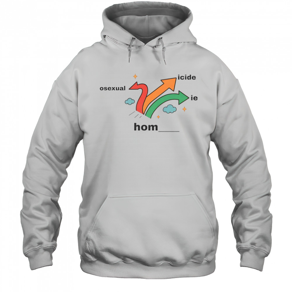 Homosexual homicide homie shirt Hoodie