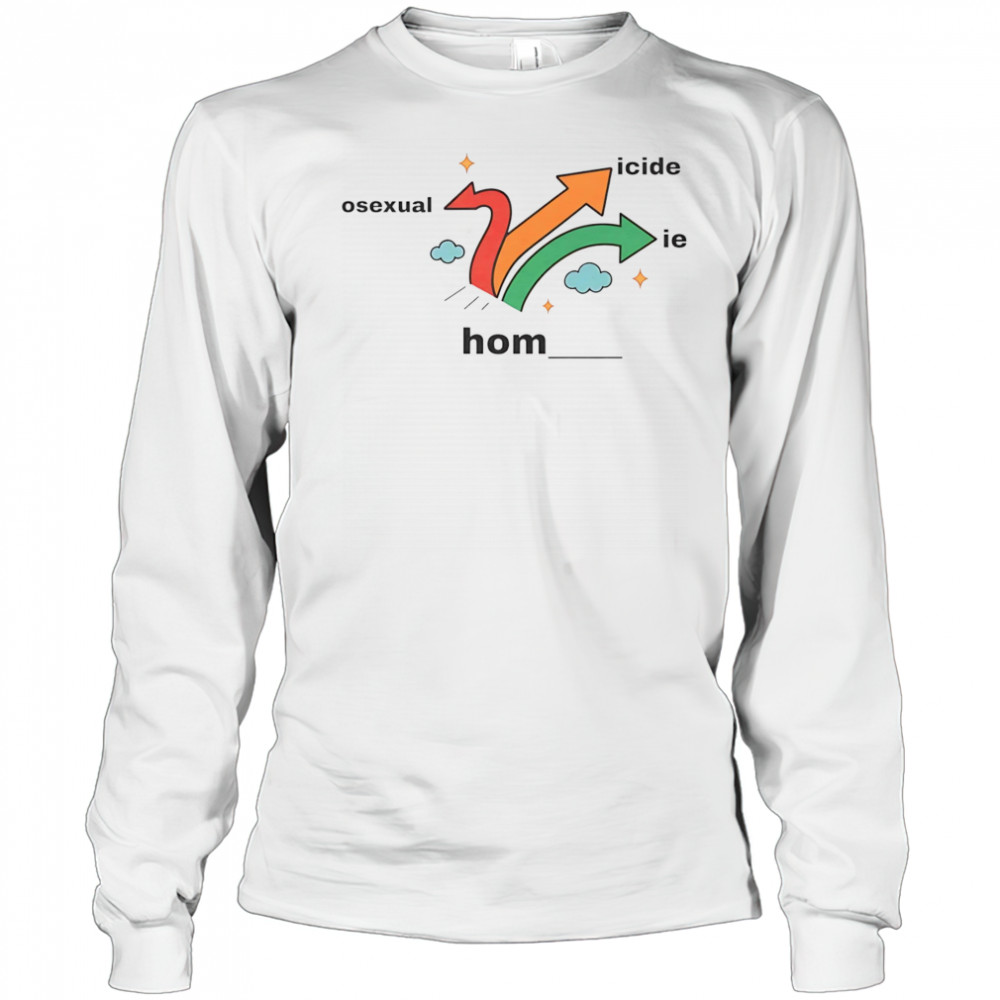 Homosexual homicide homie shirt Long Sleeved
