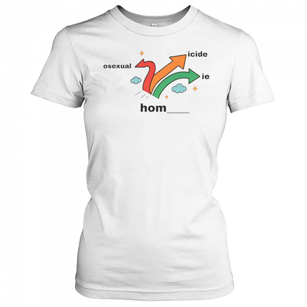 Homosexual homicide homie shirt Women's T-shirt