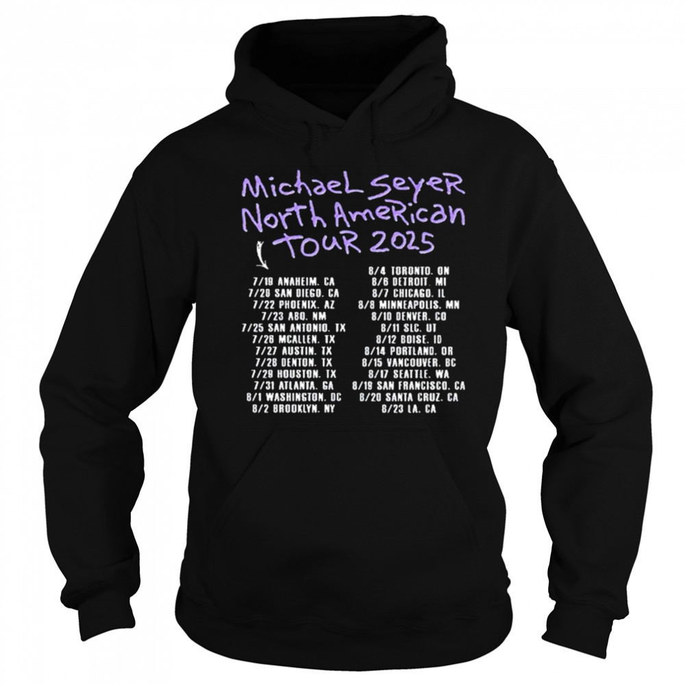 I’m With Michael Seyer Fan North American Tour 2025 Shirt Sweatshirt