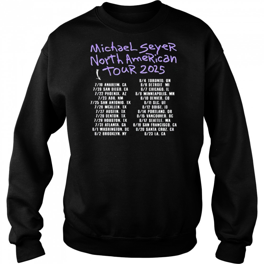 I’m With Michael Seyer Fan North American Tour 2025 Shirt Hoodie