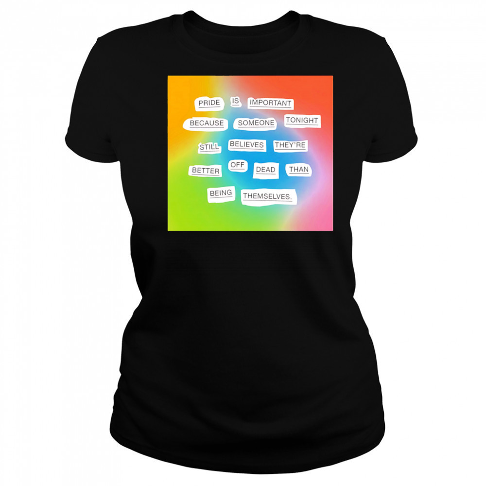 Importance of pride shirt Women's T-shirt
