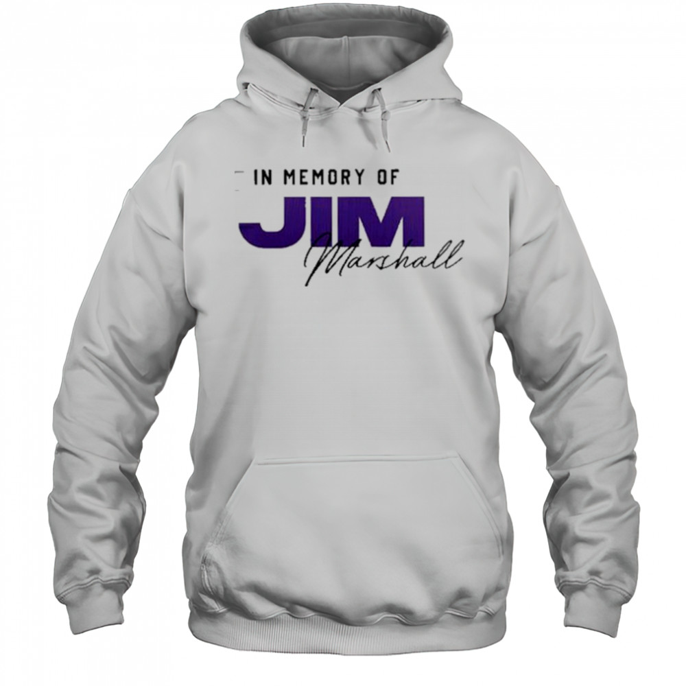 In Memory Of Jim Marshall X Minnesota Vikings 2025 shirt Hoodie