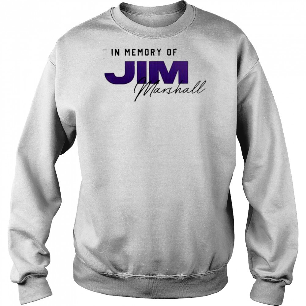 In Memory Of Jim Marshall X Minnesota Vikings 2025 shirt Hoodie