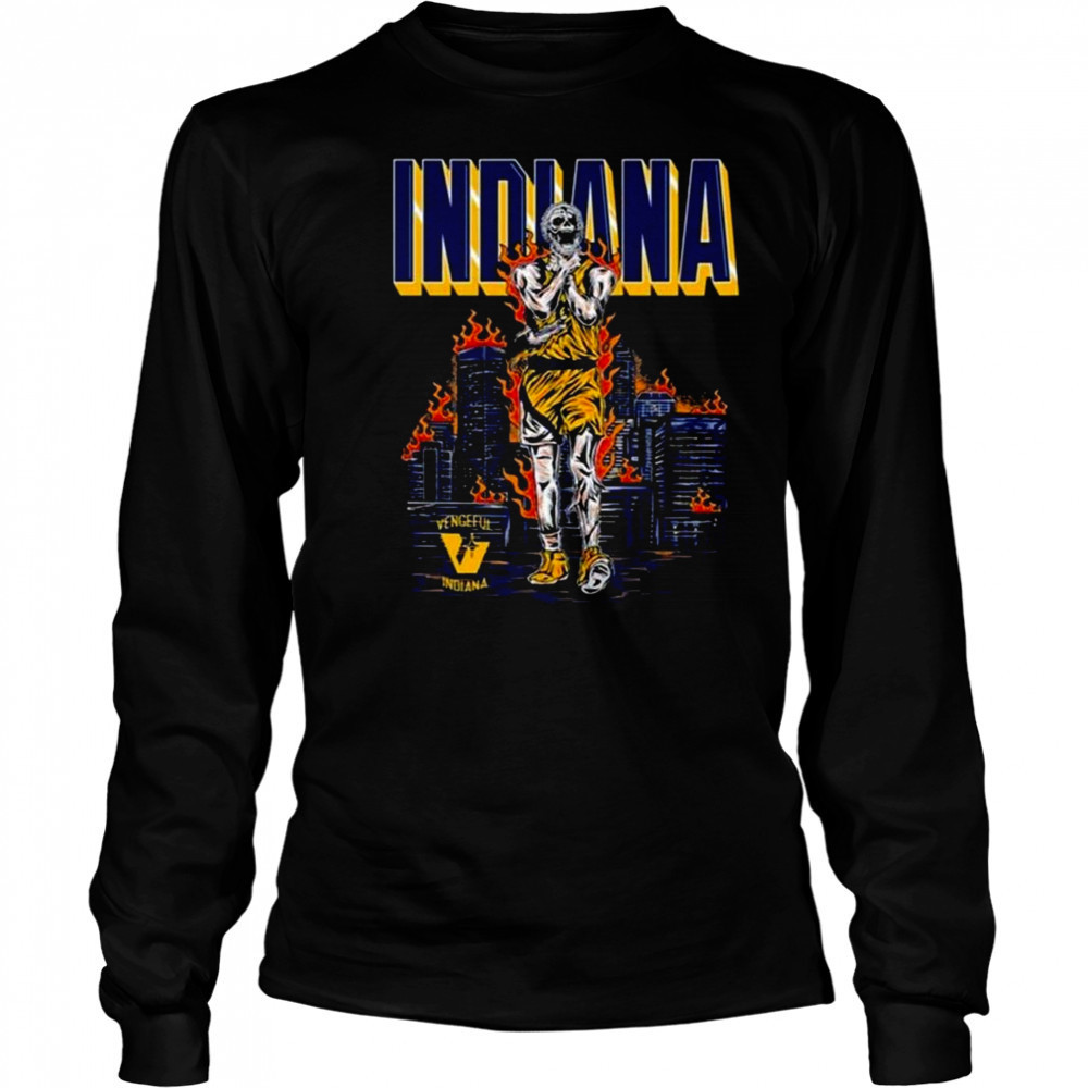Indiana Pacers Collection X Vengeful 2025 Shirt Long Sleeved