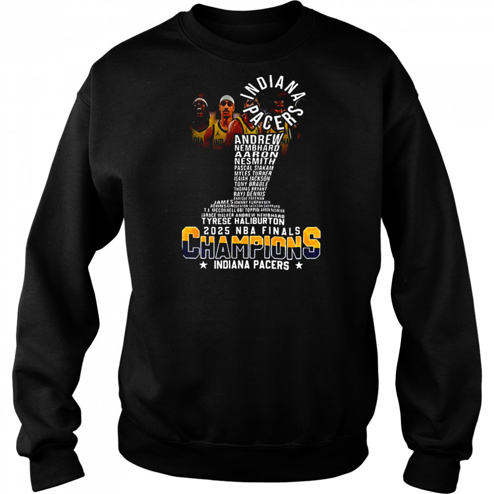 Indiana Pacers NBA Basketball 2025 NBA Finals Champions shirt Hoodie