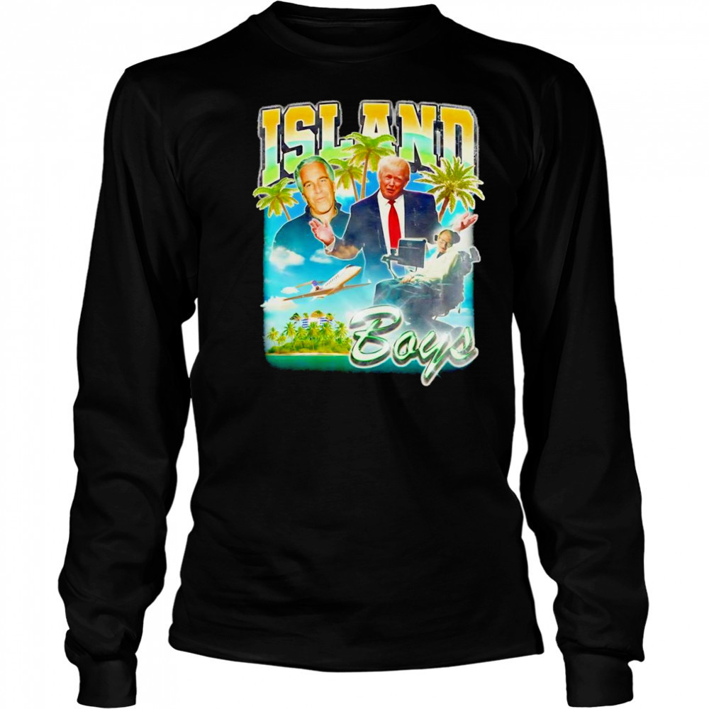 Island boys graphic shirt Long Sleeved