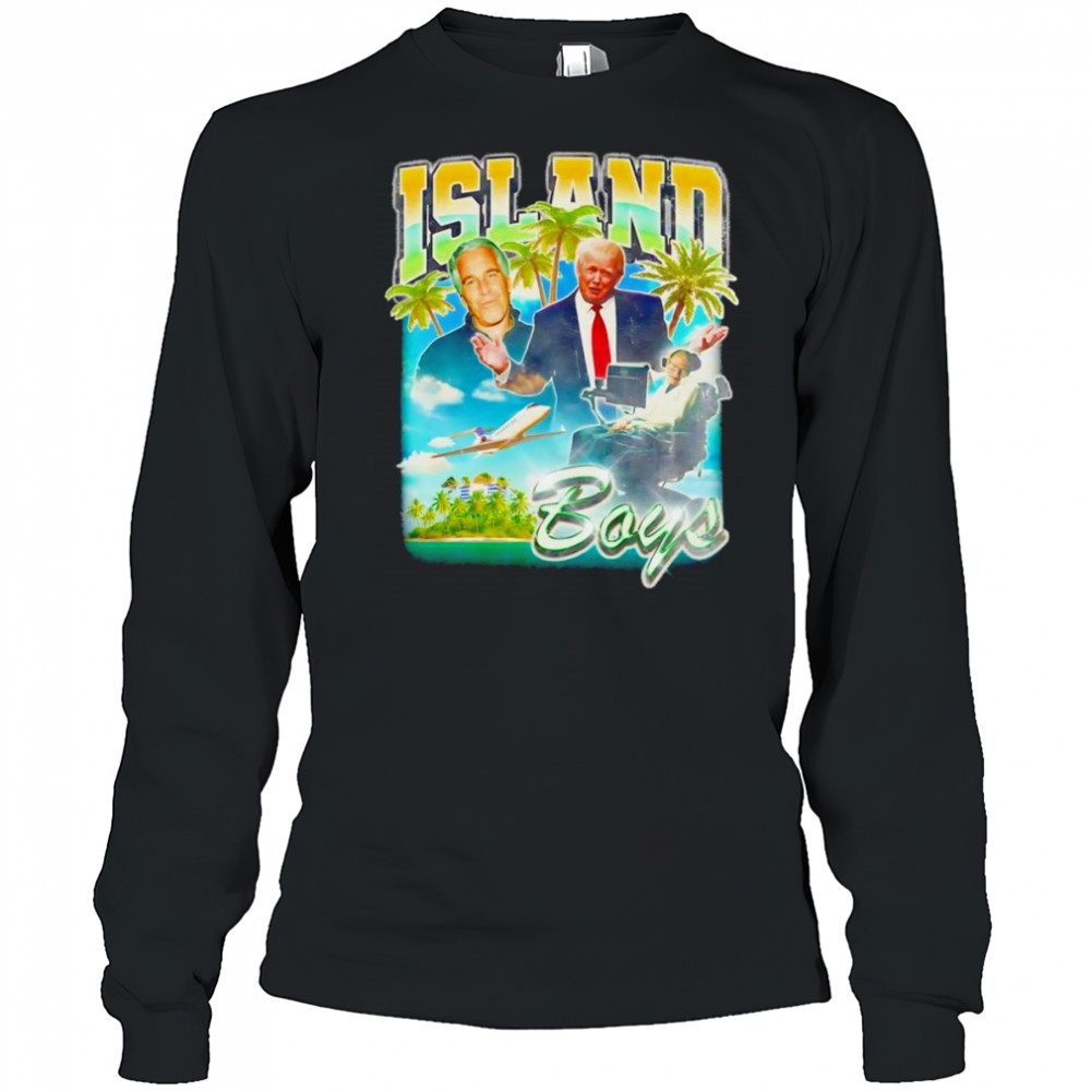 Island boys graphic shirt Long Sleeved