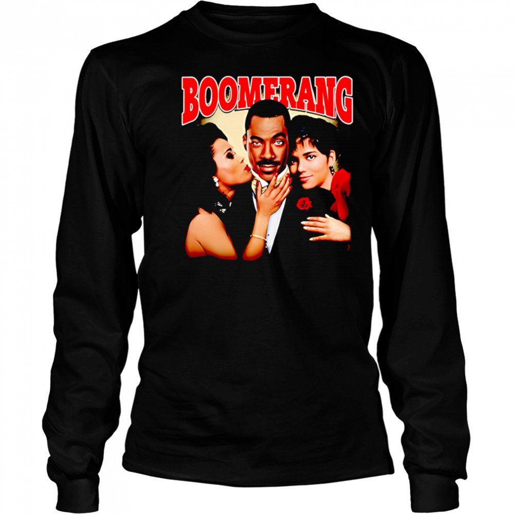 Jaleel White Wearing Boomerang graphic shirt Long Sleeved